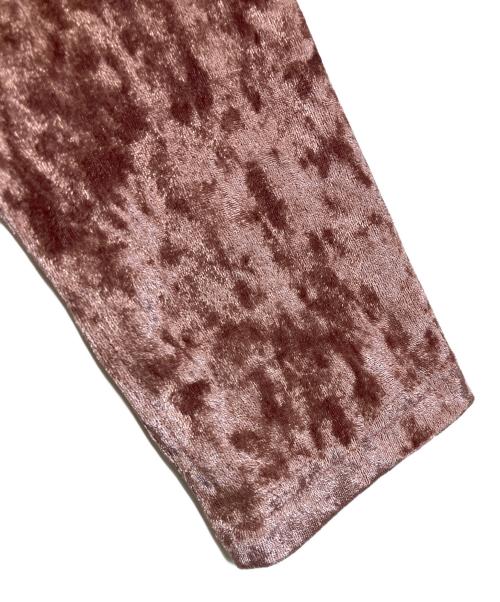 JOHN LAWRENCE SULLIVAN（ジョン ローレンス サリバン）JOHN LAWRENCE SULLIVAN (ジョン ローレンス サリバン) Velour Jersey LS Top ピンク サイズ:L 未使用品の古着・服飾アイテム