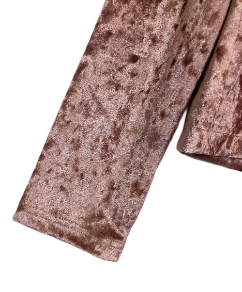 JOHN LAWRENCE SULLIVAN（ジョン ローレンス サリバン）JOHN LAWRENCE SULLIVAN (ジョン ローレンス サリバン) Velour Jersey LS Top ピンク サイズ:L 未使用品の古着・服飾アイテム