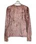 JOHN LAWRENCE SULLIVAN (ジョン ローレンス サリバン) Velour Jersey LS Top ピンク サイズ:L 未使用品：15000円