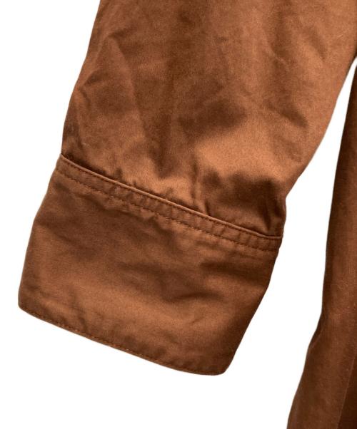 MARGARET HOWELL（マーガレットハウエル）MARGARET HOWELL (マーガレットハウエル) WASHED COTTON SATIN ブラウン サイズ:SIZE1の古着・服飾アイテム