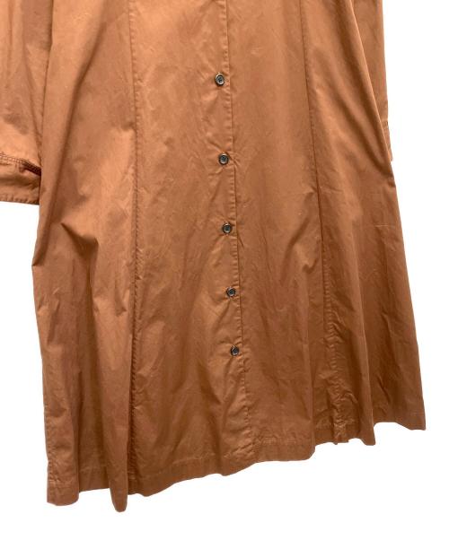 MARGARET HOWELL（マーガレットハウエル）MARGARET HOWELL (マーガレットハウエル) WASHED COTTON SATIN ブラウン サイズ:SIZE1の古着・服飾アイテム