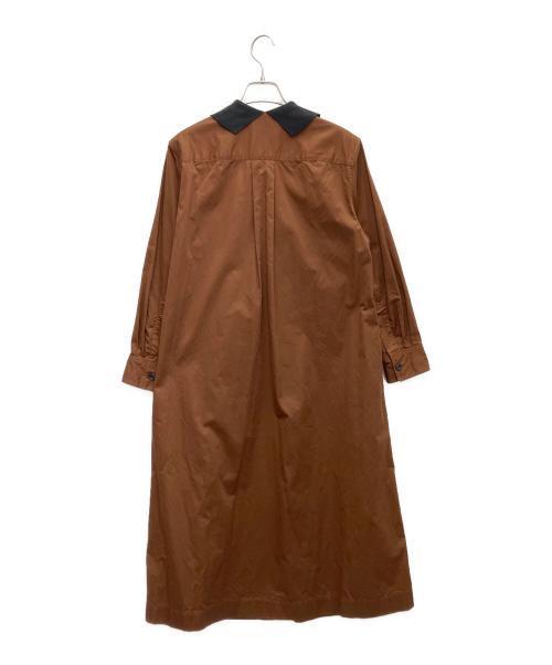 MARGARET HOWELL（マーガレットハウエル）MARGARET HOWELL (マーガレットハウエル) WASHED COTTON SATIN ブラウン サイズ:SIZE1の古着・服飾アイテム