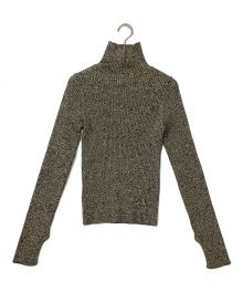 anuke（アンヌーク）の古着「Slit Turtle Knit」｜ブラック