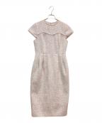 CELFORDセルフォード）の古着「ツイードタイトワンピース」｜ピンク