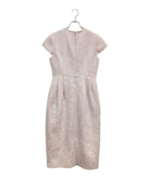 CELFORD（セルフォード）CELFORD (セルフォード) ツイードタイトワンピース ピンク サイズ:38の古着・服飾アイテム