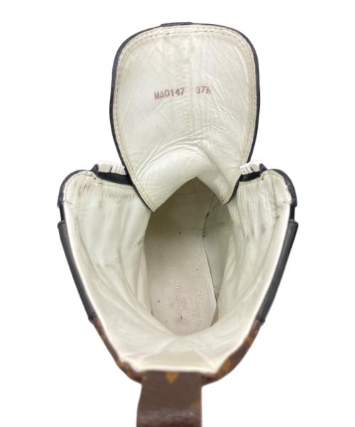 LOUIS VUITTON（ルイ ヴィトン）LOUIS VUITTON (ルイ ヴィトン) レースアップブーツ ブラウン サイズ:37.5の古着・服飾アイテム
