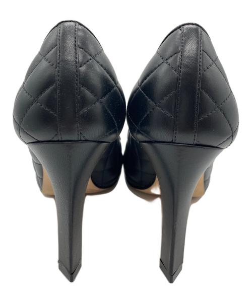 CHANEL（シャネル）CHANEL (シャネル) スウェードパンプス ブラック サイズ:36.5の古着・服飾アイテム