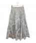 Mystrada（マイストラーダ）の古着「ベールフロッキースカート」｜グレー