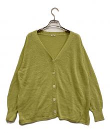 IENA（イエナ）の古着「コットンナイロンテープヤーンカーディガン」｜グリーン