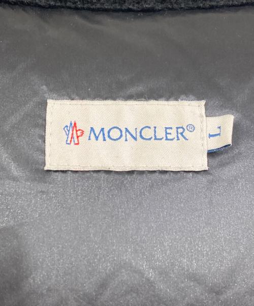 MONCLER（モンクレール）MONCLER (モンクレール) ニット切替ダウンベスト ブラック サイズ:Lの古着・服飾アイテム