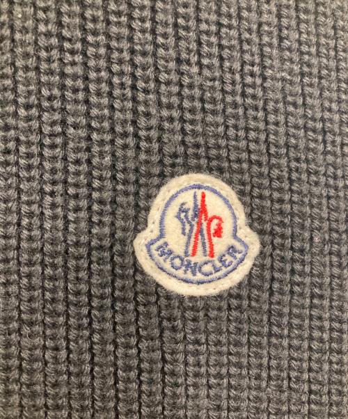 MONCLER（モンクレール）MONCLER (モンクレール) ニット切替ダウンベスト ブラック サイズ:Lの古着・服飾アイテム