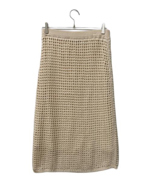 theory（セオリー）theory (セオリー) Polished Twist Textured Skirt アイボリー サイズ:Mの古着・服飾アイテム