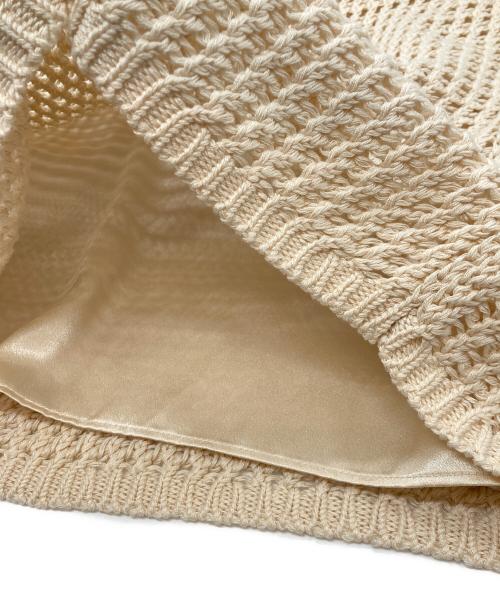 theory（セオリー）theory (セオリー) Polished Twist Textured Skirt アイボリー サイズ:Mの古着・服飾アイテム