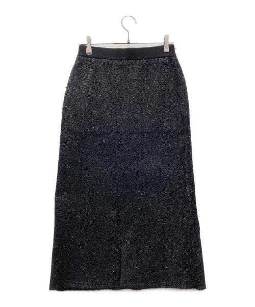 ADAWAS（アダワス）ADAWAS (アダワス) SHINY MOLE SKIRT ブラック サイズ:FREEの古着・服飾アイテム