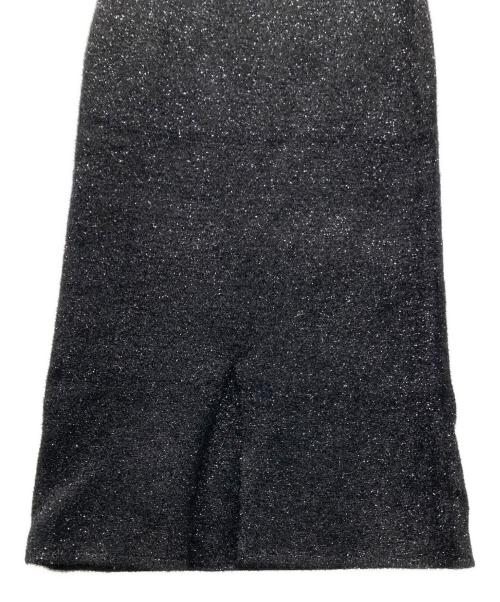 ADAWAS（アダワス）ADAWAS (アダワス) SHINY MOLE SKIRT ブラック サイズ:FREEの古着・服飾アイテム