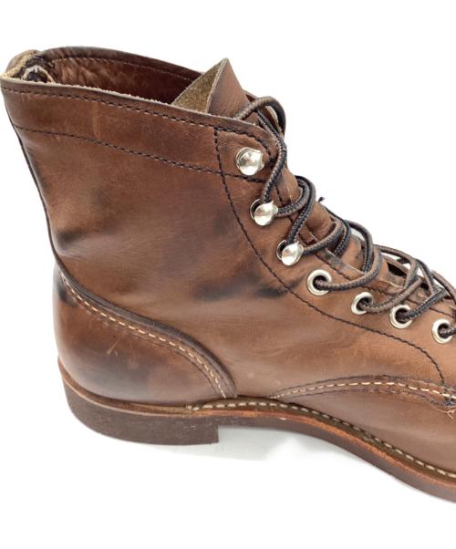 RED WING（レッドウィング）RED WING (レッドウィング) レースアップブーツ ブラウン サイズ:27の古着・服飾アイテム