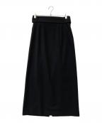 MANOFマノフ）の古着「ベルテッドスカート」｜ブラック