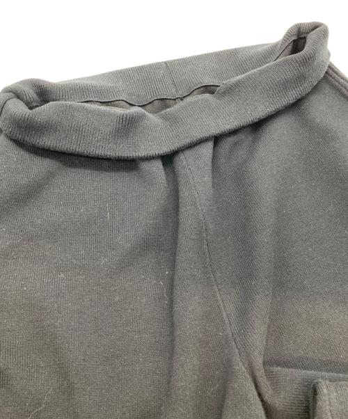 MANOF（マノフ）MANOF (マノフ) HEM SLIT JERSEY KNIT PANTS(ヘム スリット ジャージー ニット パンツ) ブラック サイズ:Ⅿの古着・服飾アイテム