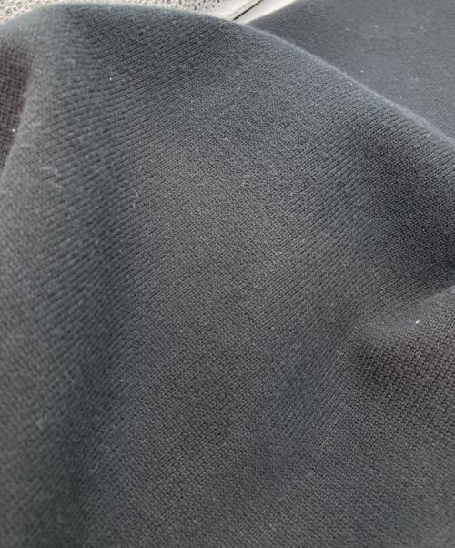 MANOF（マノフ）MANOF (マノフ) HEM SLIT JERSEY KNIT PANTS(ヘム スリット ジャージー ニット パンツ) ブラック サイズ:Ⅿの古着・服飾アイテム