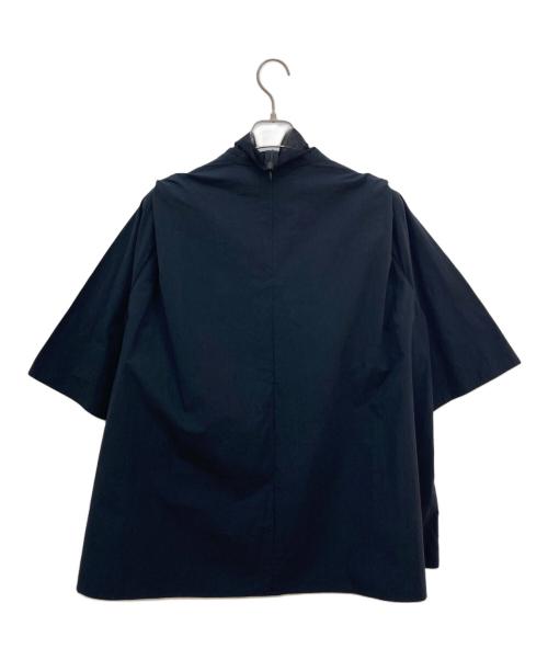 MANOF（マノフ）MANOF (マノフ) TULLE LAYERED FLARE TOPS ネイビー サイズ:Mの古着・服飾アイテム