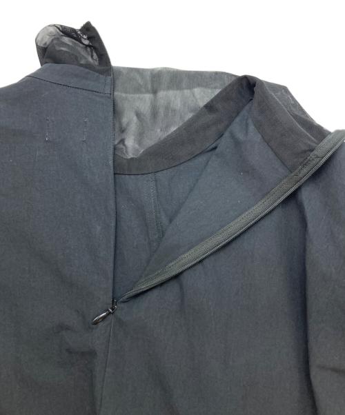 MANOF（マノフ）MANOF (マノフ) TULLE LAYERED FLARE TOPS ネイビー サイズ:Mの古着・服飾アイテム