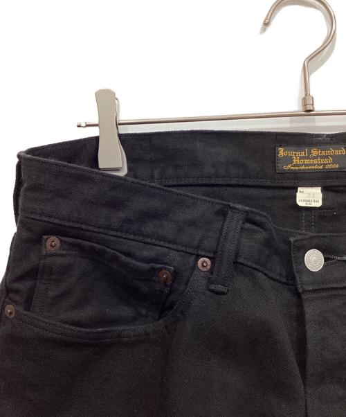 J.S HOMESTEAD（ジャーナルスタンダード ホームステッド）J.S HOMESTEAD (ジャーナルスタンダード ホームステッド) FLAX/COTTON 5P PANTS ブラック サイズ:SIZE 86cm (W34)の古着・服飾アイテム