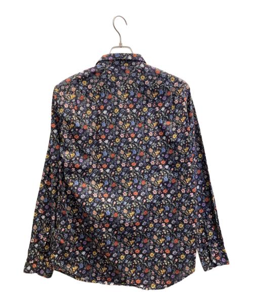 PAUL SMITH（ポールスミス）PAUL SMITH (ポールスミス) LIBERTY フローラルプリントシャツ ネイビー サイズ:Ｌの古着・服飾アイテム