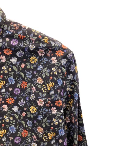 PAUL SMITH（ポールスミス）PAUL SMITH (ポールスミス) LIBERTY フローラルプリントシャツ ネイビー サイズ:Ｌの古着・服飾アイテム