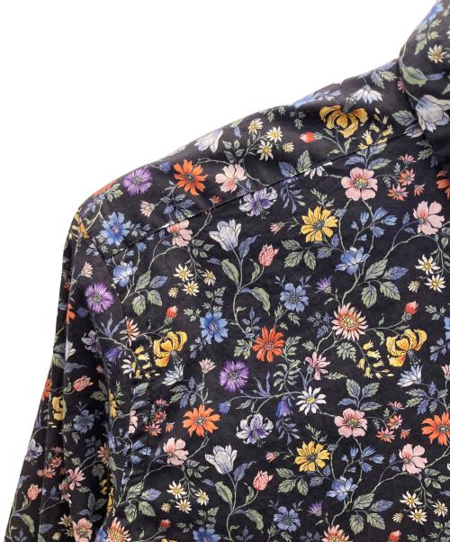 PAUL SMITH（ポールスミス）PAUL SMITH (ポールスミス) LIBERTY フローラルプリントシャツ ネイビー サイズ:Ｌの古着・服飾アイテム