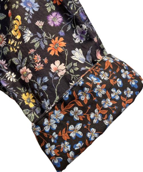 PAUL SMITH（ポールスミス）PAUL SMITH (ポールスミス) LIBERTY フローラルプリントシャツ ネイビー サイズ:Ｌの古着・服飾アイテム