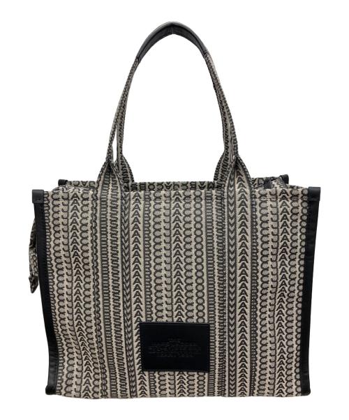 MARC JACOBS（マークジェイコブズ）MARC JACOBS (マークジェイコブズ) ザ モノグラム トートバッグ ラージ ベージュ×ブラックの古着・服飾アイテム