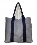 FRANCOIS RENIERフランソワレニエ）の古着「CHEVRONA トート」｜ネイビー