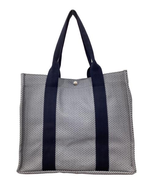 FRANCOIS RENIER（フランソワレニエ）FRANCOIS RENIER (フランソワレニエ) CHEVRONA トート ネイビーの古着・服飾アイテム