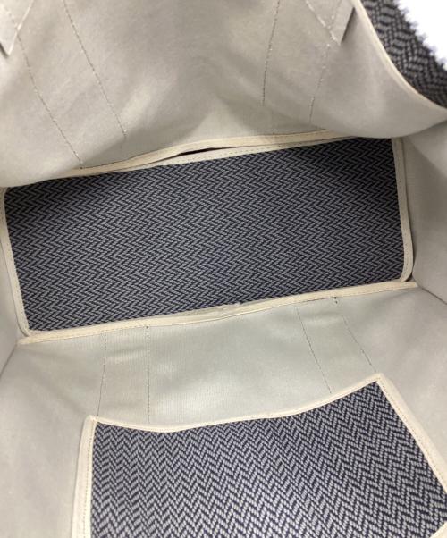 FRANCOIS RENIER（フランソワレニエ）FRANCOIS RENIER (フランソワレニエ) CHEVRONA トート ネイビーの古着・服飾アイテム