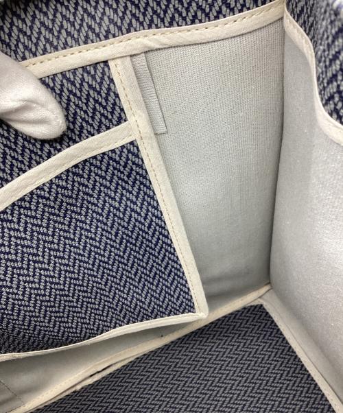 FRANCOIS RENIER（フランソワレニエ）FRANCOIS RENIER (フランソワレニエ) CHEVRONA トート ネイビーの古着・服飾アイテム