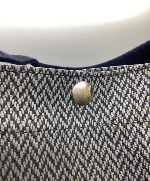 FRANCOIS RENIER（フランソワレニエ）FRANCOIS RENIER (フランソワレニエ) CHEVRONA トート ネイビーの古着・服飾アイテム