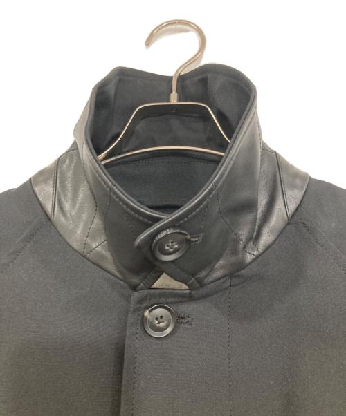 TRUSSARDI（トラサルディ）TRUSSARDI (トラサルディ) ライナー付ステンカラーコート ブラック サイズ:SIZE 46の古着・服飾アイテム