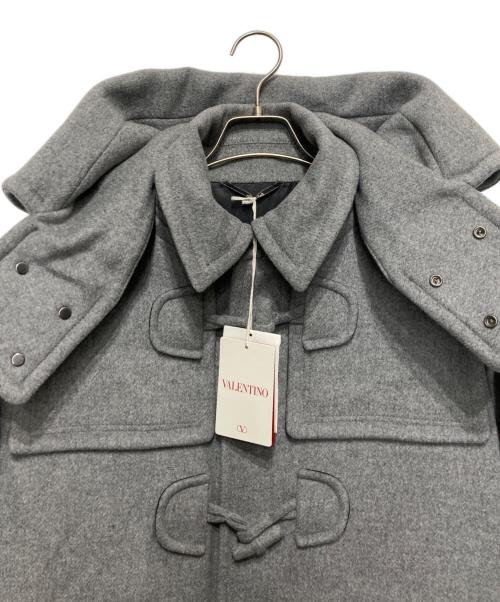 VALENTINO（ヴァレンティノ）VALENTINO (ヴァレンティノ) ダッフルコート グレー サイズ:SIZE 46の古着・服飾アイテム