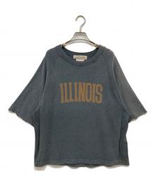REMI RELIEF（レミレリーフ）の古着「ILLINOIS HALF SLEEVE T SHIRT」｜グレー