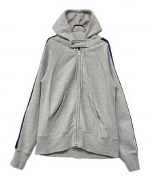 Engineered Garments（エンジニアドガーメンツ）の古着「Raglan Zip Hoody-CP Fleece」｜グレー
