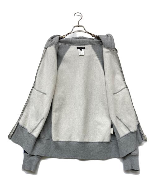 Engineered Garments（エンジニアドガーメンツ）Engineered Garments (エンジニアドガーメンツ) Raglan Zip Hoody-CP Fleece グレー サイズ:SIZE Sの古着・服飾アイテム