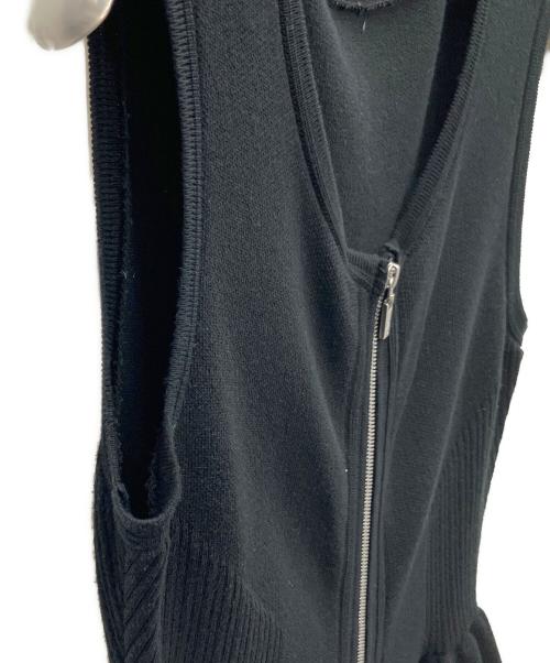 FOXEY（フォクシー）FOXEY (フォクシー) シェイプアップドレス ニットワンピース ブラック サイズ:SIZE 38の古着・服飾アイテム