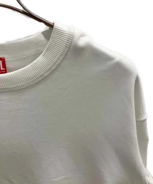 DIESEL（ディーゼル）DIESEL (ディーゼル) クルーネックスウェット ホワイト サイズ:Мの古着・服飾アイテム