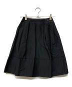 FOXEYフォクシー）の古着「シルクスカート」｜ブラック