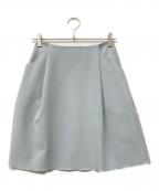 FOXEY NEWYORKフォクシーニューヨーク）の古着「イリプスフレアスカート」｜ブルー