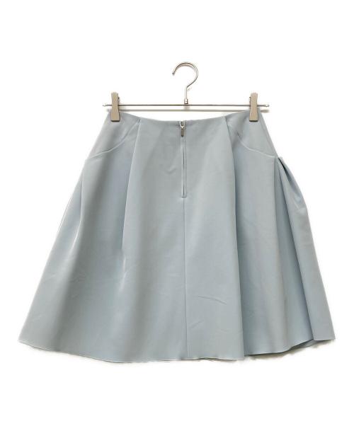 FOXEY NEWYORK（フォクシーニューヨーク）FOXEY NEWYORK (フォクシーニューヨーク) イリプスフレアスカート ブルー サイズ:40の古着・服飾アイテム