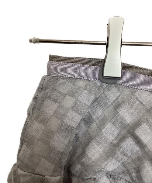 FOXEY（フォクシー）FOXEY (フォクシー) Skirt Cloud Check グレー サイズ:38の古着・服飾アイテム