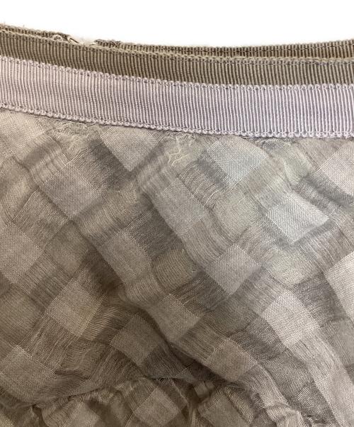 FOXEY（フォクシー）FOXEY (フォクシー) Skirt Cloud Check グレー サイズ:38の古着・服飾アイテム