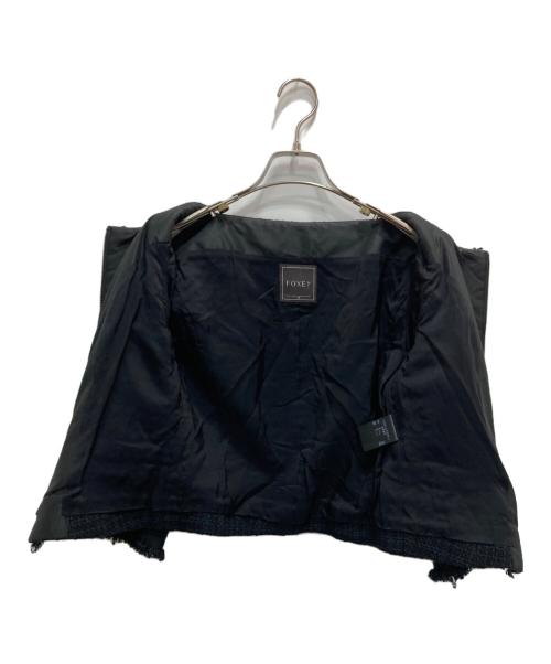 FOXEY（フォクシー）FOXEY (フォクシー) ツイードセットアップ ネイビー サイズ:38の古着・服飾アイテム