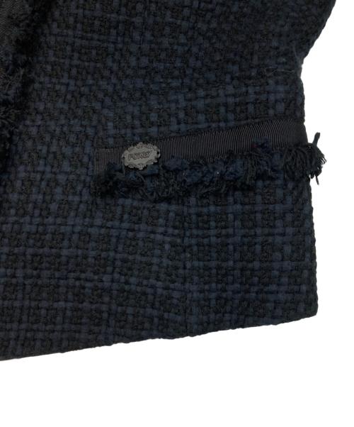 FOXEY（フォクシー）FOXEY (フォクシー) ツイードセットアップ ネイビー サイズ:38の古着・服飾アイテム